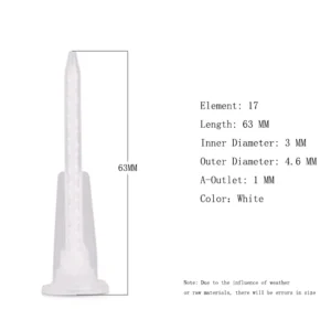 Static Mixer for 50 ml Cartridge 17 Elements 2:1 & 1:1